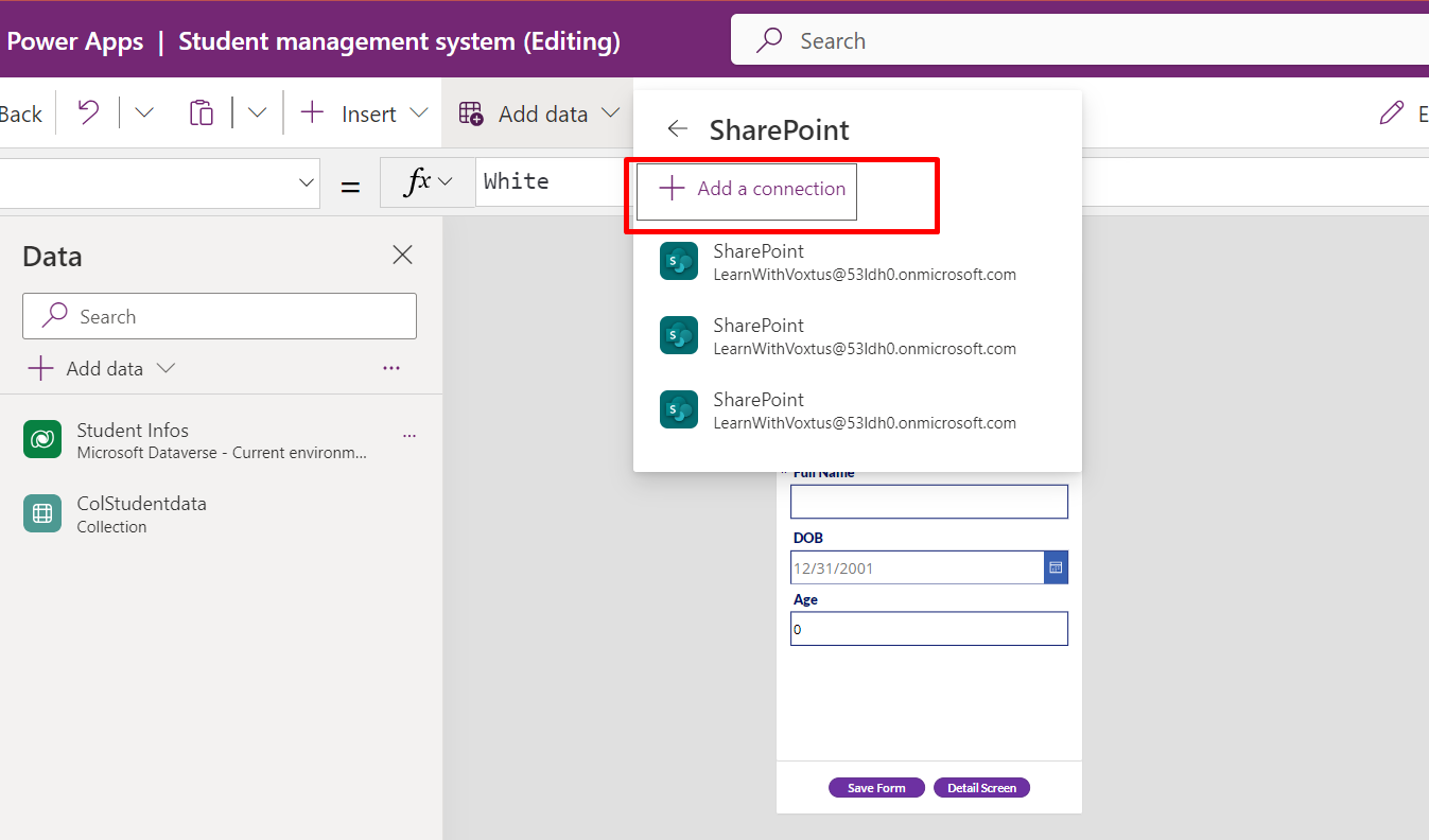 Creating Connections and Configuring Data Sources